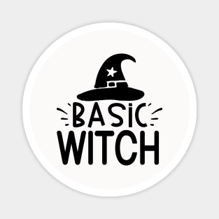 Basic Witch With Witch Hat Magnet